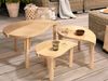 Couchtisch 3er Set PARALIA Rattan Naturfarben Bild 3