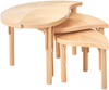 Couchtisch 3er Set PARALIA Rattan Naturfarben Bild 4