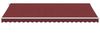 vidaXL Markise Manuell mit LED Weinrot 500x350 cm 3214991 Bild 4
