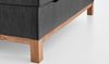 Boxspringbett Calais / Catania, Stoff, Schwarz, 142 x 116 x 209 cm Bild 4