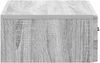 vidaXL Wandmontierter Beistelltisch Graues Sonoma 59 x 34,5 x 17 cm 899341 Bild 5