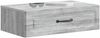 vidaXL Wandmontierter Beistelltisch Graues Sonoma 59 x 34,5 x 17 cm 899341 Bild 2