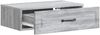 vidaXL Wandmontierter Beistelltisch Graues Sonoma 59 x 34,5 x 17 cm 899341 Bild 3