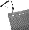 DETEX® Zaunblende 1,4 x 10m anthrazit Balkonsichtschutz mit 50 Kabelbindern Bild 5