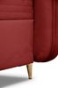 Boxspringbett Schlafzimmerbett ALIZE 140x200cm Stoff Fresh Rot Bild 5