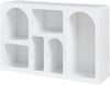 Sideboard Vågå mit offenen Fächern 110x30x70 cm Weiß [en. casa] Bild 2