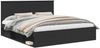 vidaXL Bettrahmen Schwarz 180 x 200 cm Massives Kiefernholz 3409319 Bild 2