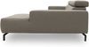 DOMO Collection Cunelli, Ecksofa mit Kopfstützfunktion, Webstoff silber, 292 x 175 cm Bild 4