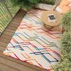 Mazovia Designteppich In- & Outdoor Teppich Wetterfest & UV-beständig Balkon - Bunt, 80 x 150 cm, Höhe 6 mm, Kurzflor, Weich, Pflegeleicht, Flachgewebe Bild 2