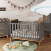Babybett Malia Grau/Artisan 70x140 cm mit Matratze Vitalispa Bild 3