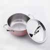 Korkmaz Divani Casserole 20 x 10 cm Kupfer-Topf mit Deckel - 2,9 L Bild 2