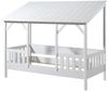Vipack Hausbett 90x200 cm, weiß, Dach in weiß Bild 4