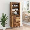 vidaXL Highboard mit Schubladen 2 pcs Altholz Holzwerkstoff 3415816 Bild 4