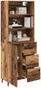 vidaXL Highboard mit Schubladen 2 pcs Altholz Holzwerkstoff 3415816 Bild 3