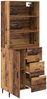vidaXL Highboard mit Schubladen 2 pcs Altholz Holzwerkstoff 3415816 Bild 5