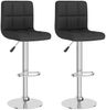 vidaXL Barhocker 2 Stk. Schwarz Stoff [334245] Bild 2