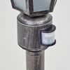 hofstein Pollerleuchte Wegeleuchte m. Bewegungsmelder aus Metall/Glas in Schwarz-Silberfarben, ohne Leuchtmittel, Außenleuchte, Gartenlampe, IP44, 1x E27, ohne Leuchtmittel Bild 3