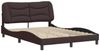 vidaXL Bettgestell ohne Matratze "Hvar" Dunkelbraun 140x190 cm Stoff 3207768 Bild 3