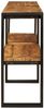 vidaXL Konsolentisch mit Regal Braun 160 x 33 x 75 cm Massivholz Mango 4104739 Bild 4