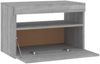 vidaXL TV-Schrank mit LED-Leuchten Grau Sonoma 60x35x40 cm 815680 Bild 5
