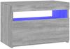 vidaXL TV-Schrank mit LED-Leuchten Grau Sonoma 60x35x40 cm 815680 Bild 4