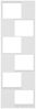 vidaXL Bücherregal Raumteiler Weiß 60x24x186 cm 809098 Bild 5