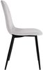 4er Set Esszimmerstühle Napier Samt creme Bild 4