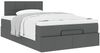 vidaXL Ottoman-Bett mit Matratze Dunkelgrau 120x200 cm Stoff 3311450 Bild 5