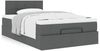 vidaXL Ottoman-Bett mit Matratze Dunkelgrau 120x200 cm Stoff 3311450 Bild 4