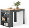 Livinity® Bartisch Regusa, Anthrazit/Goldkraft Eiche/Goldkraft Eiche, 67x100 cm (1-St) Bild 1