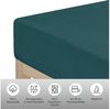 OTTO home Spannbettlaken BLACKBERRY in BASIC und PREMIUM Qualität, 100% Baumwolle, Jersey (110 g/m), Gummizug: rundum, (1 Stück), für hohe Matratzen bis 28 cm, Bettlaken, Spannbetttuch, pflegeleicht Bild 3