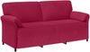 vidaXL 3-Sitzer-Sofa Weinrot 198 x 83 x 95 cm Samt 42033972 Bild 2