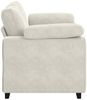 vidaXL Zweisitzer-Sofa Creme 160x77x82 cm Samt 4105265 Bild 5