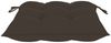 vidaXL Gartenstühle mit Taupe Kissen 4 Stk. Massivholz Teak 3065640 Bild 5