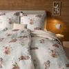Estella Bettwäsche Hermann 4445 080 Jade Kuschelflanell 135 x 200 + 80 x 80 cm Bild 5