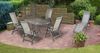 MFG 'Binz' Klappsessel mit verstellbarem Gestell, Aluminium anthrazit, 113,5 x 67 x 61 cm Bild 2