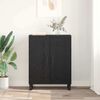 vidaXL Sideboard Schwarz Eichen-Optik 69,5 x 34 x 90 cm 881611 Bild 4