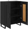 vidaXL Sideboard Schwarz Eichen-Optik 69,5 x 34 x 90 cm 881611 Bild 5