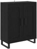 vidaXL Sideboard Schwarz Eichen-Optik 69,5 x 34 x 90 cm 881611 Bild 2