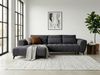 WERK2 Ecksofa Garay, XXL-Liegefläche: elektrisch ausziehbar auf ca. 228×126 cm, Luxus in Übergröße: XXL-Liegefläche, Komfort-Ottomane & stilvolle Füße Bild 2