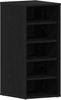 vidaXL Schuhschrank Schwarz Eichen-Optik 32 x 35 x 70 cm Holzwerkstoff 862686 Bild 2