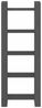 vidaXL Bücherregal/Raumteiler Grau 60x35x160 cm Massivholz 813891 Bild 3