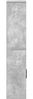 vidaXL Bücherregal Betongrau 60x24x120 cm Holzwerkstoff 860421 Bild 5
