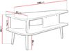 Couchtisch Pilksis PE02 (Farbe: Schwarzer Graphit / Captains Deck) Bild 3