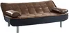 Vente-unique - MISHAN Sofa StoffStoff Braun - B 96 cm x H 89 cm x L 190 cm Bild 4