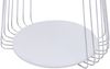 Mendler 'MCA' Couchtisch, Beistelltisch, rund, Metall/MDF weiß, Ø 70 cm Bild 5