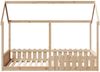 vidaXL Kinderbett Hausbett 90x190 cm Massivholz Kiefer 850692 Bild 4