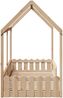 vidaXL Kinderbett Hausbett 90x190 cm Massivholz Kiefer 850692 Bild 5