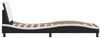 vidaXL Bettgestell ohne Matratze "Zadar" Schwarz und Weiß 90x200 cm Kunstleder 3208161 Bild 5