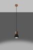 SOLLUX SL. 0963 Pendelleuchte QUBIC schwarz L: 100, B: 100, H: 1200, E27/60W, dimmbar Bild 3